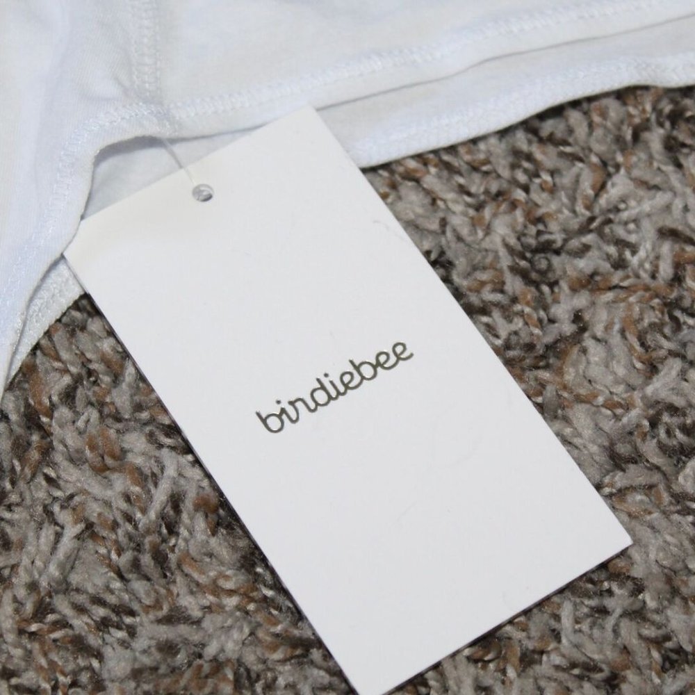✨2/$20 NWT Birdiebee Underwear Panties White Women's Size Small H13364 - Picture 6 of 13